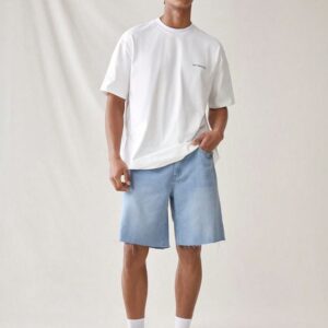 Denim shorts